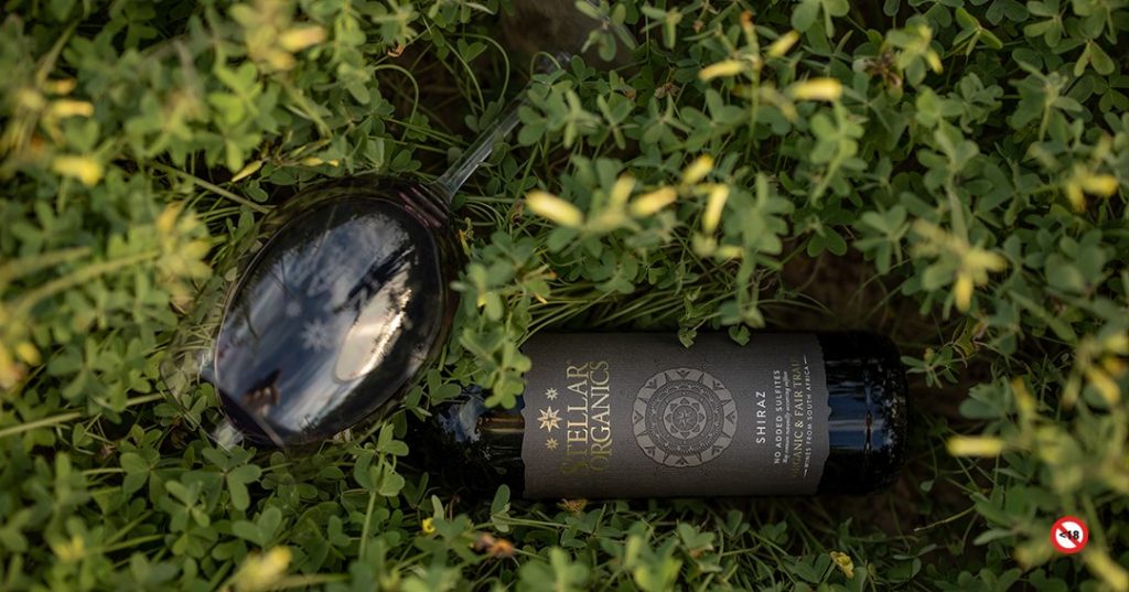 Shiraz wine with Mandala label design